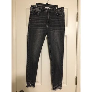 KanCan distressed black jeans